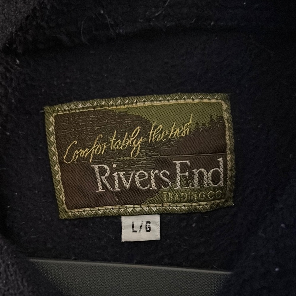 Navy Blue Hoodie with Logo - Picture 3 of 8